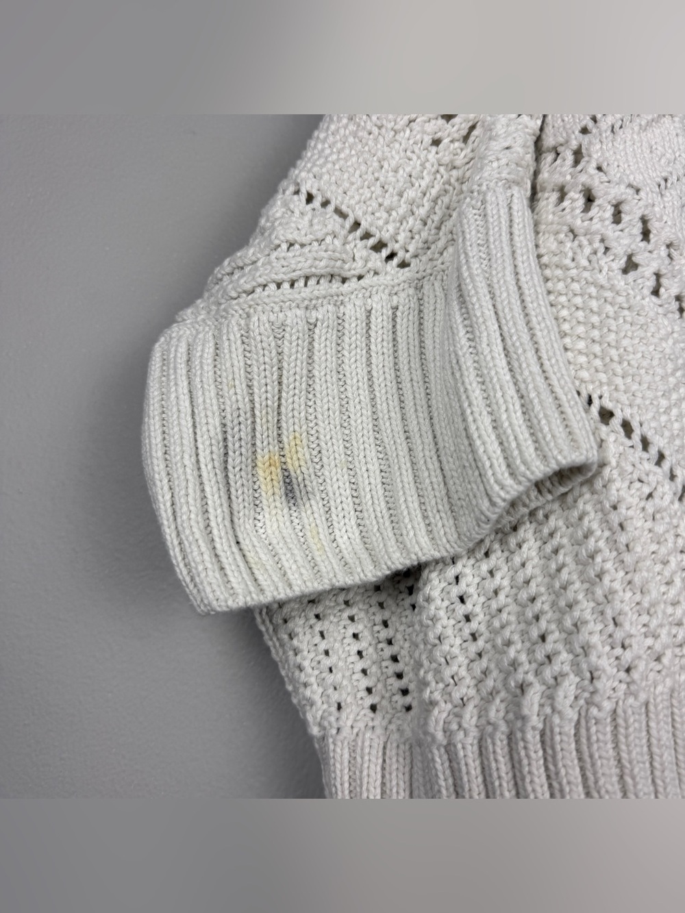 Free People To The Point Crochet Open Knit Pullover Sweater - Picture 4 of 6